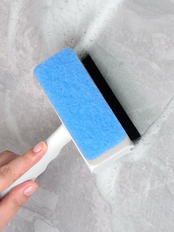 Mini Faltbarer Schreibtisch Mopp Mit 3 Schwammstreifen - Selbst Auswringend | Nass & Trocken | Ideal Für Küche & Bad