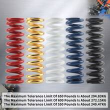 PowerMotor About Sur Ron Accessories Rear Shock Absorber Spring For Surron Light Bee X S, Segway X160 X260 Motorcycle Parts, 650lbs, Gold - Grey - View 2