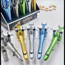 1支隨機顏色直升機形筆,可拆卸的筆帽,高質感,是學生的完美獎勵 - 彩色 - 查看 6