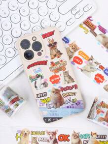 1pc Pet Home Theme Decorative Tape, Doraemon Theme, For Scrapbooking, Diy Album, Diary Planning, Gift Wrapping & Craft Decor - Multicolor - View 4