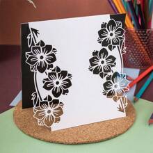 1 Flower Lace Metal Carbon Steel Cutting Die DIY Cutting Die, Cutting Die, Scrapbook Photo Album Craft Decoration Embossing Tool - Silver D - View 3