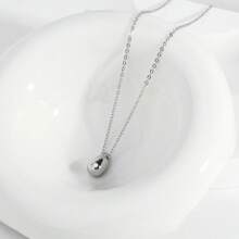 1Pc Ins Fashion Necklace Light Luxury Design Sense Stainless Steel Jewelry Gold Pendant Necklace - Simple - View 9