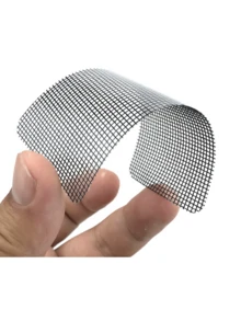 Window Screen Kit, 5M Strong Bonded Fiberglass Tape, Mesh Tape For Covering Windows, Doors, Holes, Screen Repair Kit (Gray) - Grey - View 5