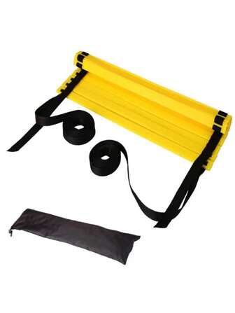 1 Pièce Équipement D'entraînement De Vitesse D'échelle D'agilité Ultime, Idéal Pour Le Football, Le Basket-ball Et D'autres Sports, Y Compris Une Ceinture De Résistance, Des Sangles, Des Piquets Et Un Sac De Transport
