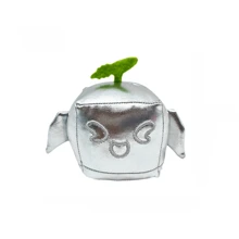 Blox Fruits 毛絨玩具動漫遊戲水果豹紋盒裝毛絨玩具毛絨水果聖誕禮物 - 銀色 - 查看 1