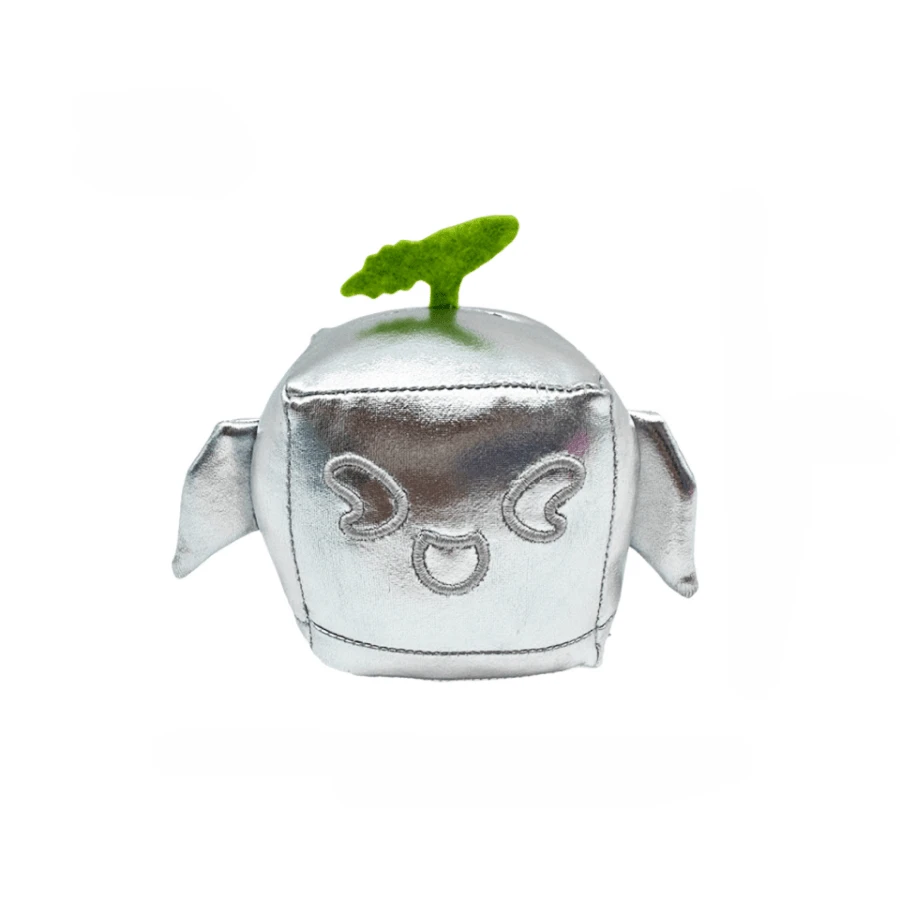 Blox Fruits 毛絨玩具動漫遊戲水果豹紋盒裝毛絨玩具毛絨水果聖誕禮物 - 銀色 - 查看 1