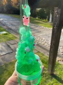 1 套 200 毫升粉紅青蛙史萊姆套件,手工製作 Diy 趣味創作,獨特且獨一無二,可重複使用,密封存儲,適合愛好,緩解壓力,送給朋友的完美節日禮物。 - 彩色 - 查看 7