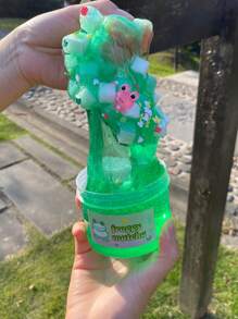 1 套 200 毫升粉紅青蛙史萊姆套件,手工製作 Diy 趣味創作,獨特且獨一無二,可重複使用,密封存儲,適合愛好,緩解壓力,送給朋友的完美節日禮物。 - 彩色 - 查看 5