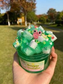 1 套 200 毫升粉紅青蛙史萊姆套件,手工製作 Diy 趣味創作,獨特且獨一無二,可重複使用,密封存儲,適合愛好,緩解壓力,送給朋友的完美節日禮物。 - 彩色 - 查看 3