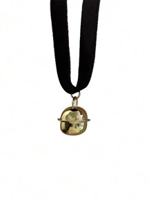 圣诞铃铛变装项链，女士吊坠，短款个性化锁骨链 - HN0451/HN0455 - 查看 4