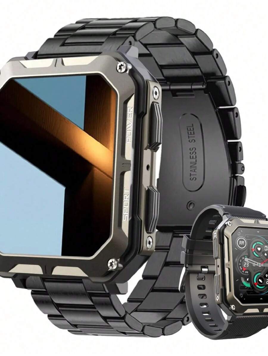 Reloj Inteligente Hombre Smartwatch Llamada Deportivo Ip68 - Negro - Ver 1