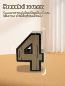 酷炫數字diy組裝機器人玩具,適合兒童混搭(0-4歲) - 灰色 - 查看 4