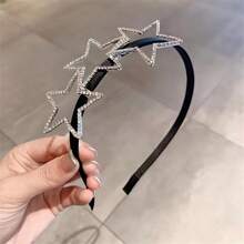 1/2 chiếc Băng đô hình ngôi sao năm cánh khoét rỗng đính đá toàn bộ cho nữ, đơn giản và tinh tế, phụ kiện tóc ngọt ngào và cá tính, băng đô mỏng dễ phối đồ, có kẹp, phù hợp cho phái nữ, phong cách Y2K, băng đô cài tóc, băng đô vòng, phụ kiện đội đầu, phụ kiện làm đẹp tại nhà, phụ kiện tóc - Nhiều màu - Xem 6