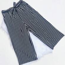 Women Pants - 黑與白 - 查看 1