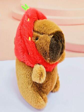 1入組毛絨玩具卡比獾填充動物娃娃,可愛的水狗形狀坐墊,節日禮物