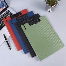 3 件/包 黑色、藍色、綠色、紅色便攜式資料夾 - 紅色 - 查看 3