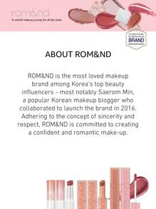 Rom&nd Romand GLASTING Melting Lipstick, 12 Colors: Veiled Rose, Airy Skin-Melt Film, Blurred Iris Glow, Lip-Breathe Adherence, Peach Tea Jelly Sheer, Cool Rose , Frosted Mint Oxygen - Glasting 12 Veiled Rose - View 9
