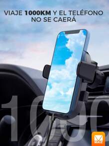 Soporte de celular para Automóvil - Negro - Ver 2
