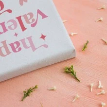 1pc Finished Product With Frame For Happy Valentine'S Day Decoration And Gift. Ideal Wall Decoration For Classroom, Children'S Room, Corridor, Bedroom, Living Room Etc. Wall Mountable And Can Be Hung Directly. - Multicolor - View 7