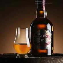 1pc Whiskey Tasting Glass, Crystal Glass Large Belly Wine Glass - Clear - View 5