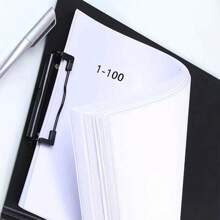 3 件/包 黑色、藍色、綠色、紅色便攜式資料夾 - 紅色 - 查看 6