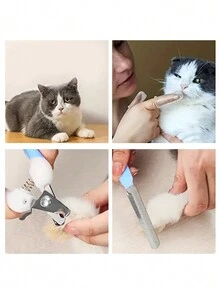 6pcs Nail Clippers Set, Pet Grooming Kit With Multiple Combinations, Pet Supplies - Multicolor - View 2