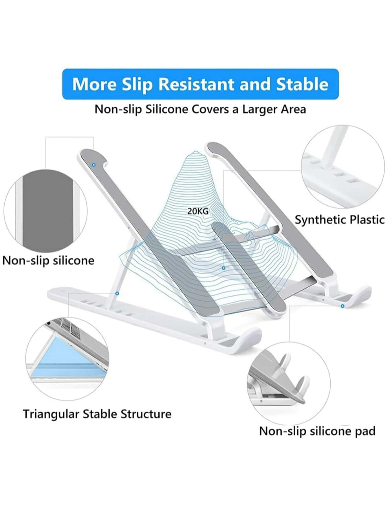 Laptop Stands, Aluminum Laptop Stands, Foldable And Adjustable Laptop
