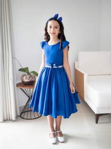 Girls Dresses - Azul - Ver 1