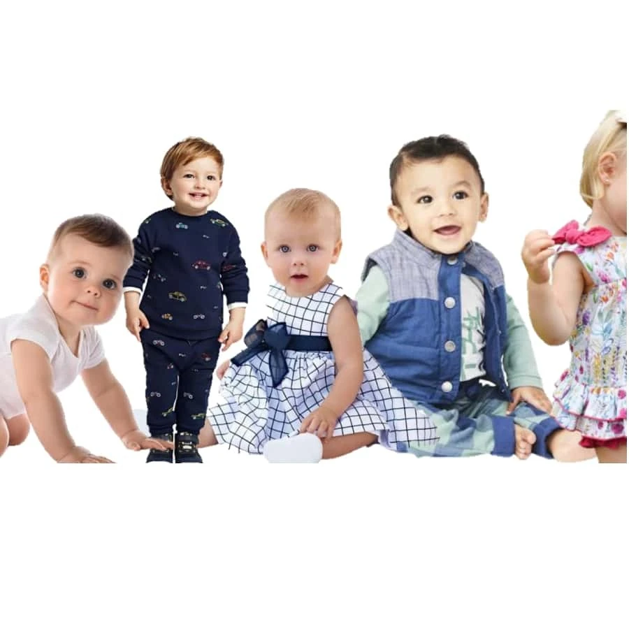 Shein Niños 25 Piezas De Ropa Mayoreo Moda Ropa Americana Europea - Blanco - Ver 1