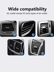 無線汽車充電支架,15瓦快速充電磁性手機架,適用於android - 黑色 - 查看 8