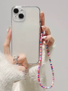 1 chiếc vòng tay phong cách Bohemian màu hồng có hạt gốm, bao gồm, trái tim, gốm màu, ngọc trai, nơ, thỏ, họa tiết hoa, chuyển màu, phong cách Bohemian, đồ trang sức màu tím và hồng, đồ trang trí cho ốp điện thoại, phụ kiện dây và dây Quà tặng cho mẹ, gia đình, bạn bè, sinh nhật, ngày lễ, mặt dây điện thoại, dây điện thoại - Nhiều màu - Xem 1