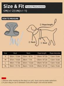 A Small Pet Small Dog Accessory Chest Strap For Outdoor Breathable Vest Style Dog Walking, Suitable For Teddy Bears (The Product Is Relatively Small, Please Add 1-2 Extra Sizes To Purchase) - Black - View 3