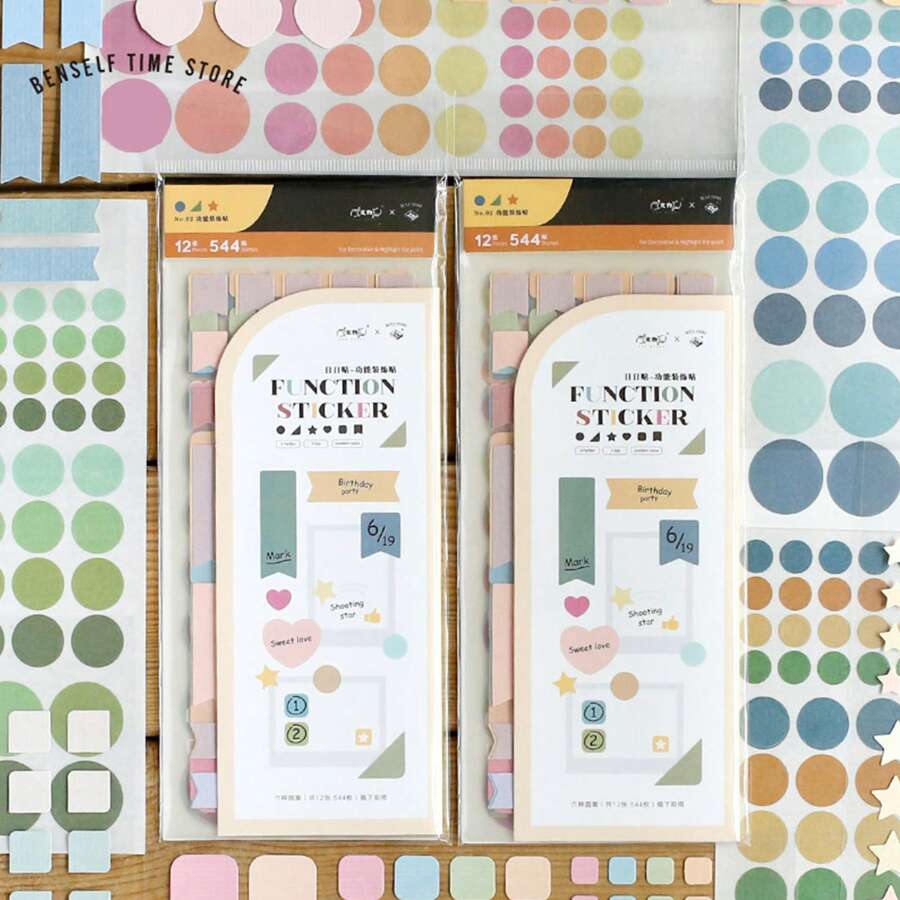 12 Sheets 552 Pcs Sticky Coloured Dots,Easy Peel Self Adhesive Coding Labels,Dot Labels Stickers