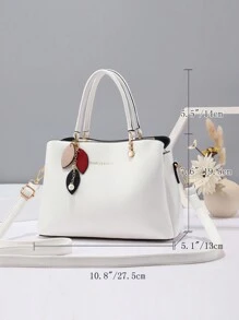 新款经典优雅女士手提包，时尚、耐用、容量大、可单肩和斜挎，设计百搭