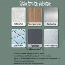 1入組優雅眼鏡收納盒,不需打孔即可掛在牆上,展示眼鏡、太陽眼鏡 - 多色 - 查看 7