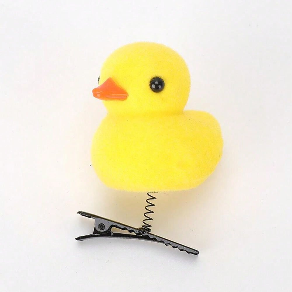 5Pack Of Yellow Duck Hairpins, Cute, Sweet, Small SpringLoaded Clips