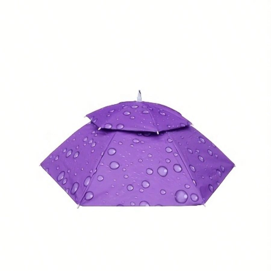 Golf Sun Cap Rain And Sun Two Use Outdoor Umbrella Foldable Large