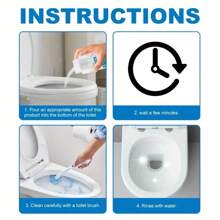 1瓶浴室氧活性清潔劑,家用清潔工具,可去除污漬和污垢,聖誕禮物 - 清潔劑 - 查看 5