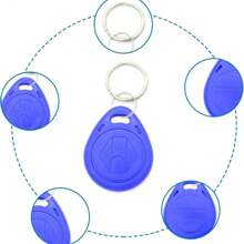 10入組 Em4305 T5577 Rfid 125khz 可重寫式門禁識別媒介鑰匙扣,克隆複製備份使用 - 綠色 - 查看 6