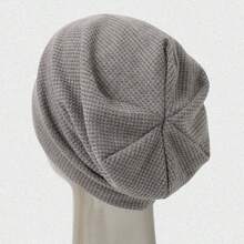 1頂戶外防風保暖帽,適合登山,騎行,滑雪,跑步等活動 - 黑色 - 查看 5