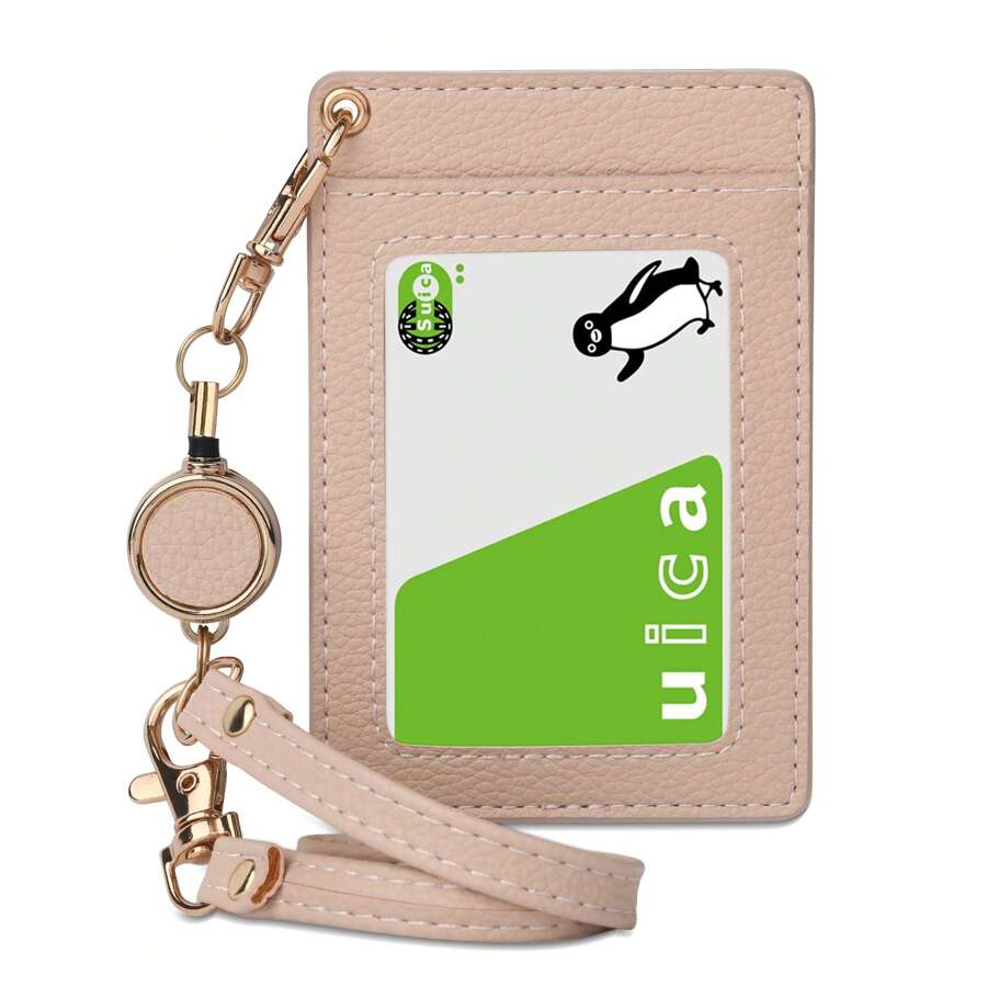 リトラクタブルバックル バスカードホルダー カードホルダー バッジ カードホルダー フォトカードホルダー 学校用品 ストラップ付き