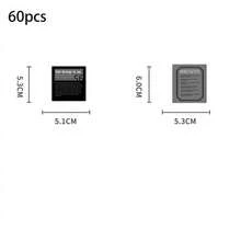 60入組英文卡通貼紙,可裝飾水瓶,筆記本,日記本,儲物盒,防水功能 - 彩色 - 查看 10