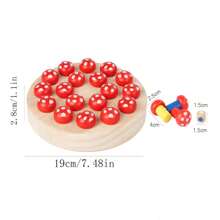 2 Options Carrot And Mushroom Memory Chess, Color Cognitive Chess For Toddlers, Early Educational Board Game For Memory, Observation And Concentration Training - Multicolor - View 3