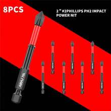 3/8/15 Pieces 70mm S2 Cross High Hardness Anti Slip Screw Set - Black - View 2