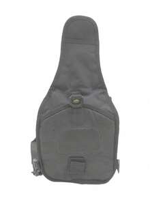 Mochila Táctica Impermeable Militar Multifunción Mochila Cuerpo Cruzada Campismo - Negro - Ver 2