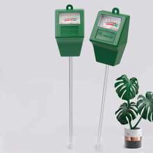 1pc Plant Potting Soil Detector, Timing & Portable & Non-Battery Required Soil Ph Tester Tool For Extensive Use - Green - View 6