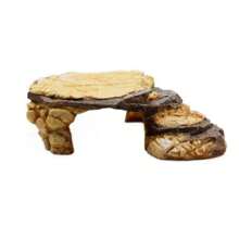 Turtle Avoidance House Basking Platform Turtle Tank Basking Platform Brazilian Turtle Climbing Platform Climbing Pet Landscaping Floating Island Turtle Basking Platform Simulation Rock Climbing Platform - Yellow - View 6