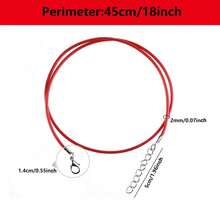50入組不指定顏色的頸繩扣,18英寸蠟線用於吊墜、手鐲、頸鍊、珠寶製作和串珠 - 彩色 - 查看 3