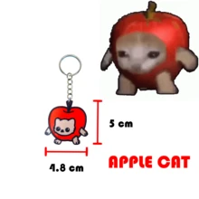 Llavero Apple Cat Meme Gato Manzana Banana Cat
