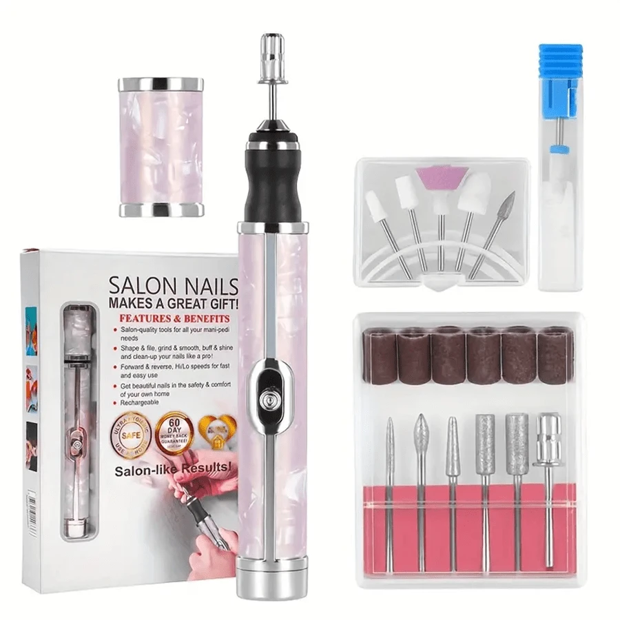 Electric Nail File MultiFunction Nail Drill Toenail Sander For Thick